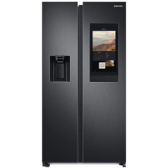 Samsung Ψυγείο Ντουλάπα 614lt Total NoFrost Υ178xΠ91.2xΒ71.6εκ. Μαύρο RS6HA8891B1/EF